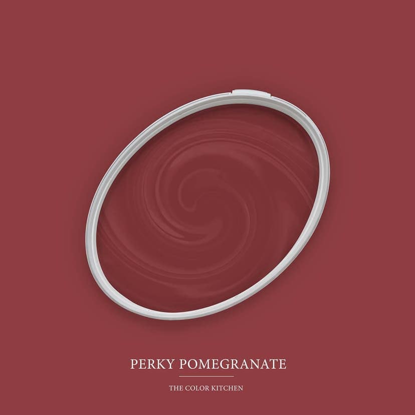 Czerwona farba do ścian półmat I Perky Pomegranate | namiętna i pełna energii | THE COLOR KITCHEN
