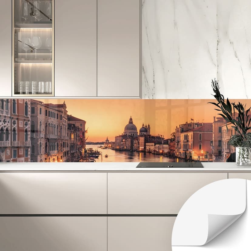Samoprzylepny panel ścienny do kuchni Sunset in Venice - Zhang