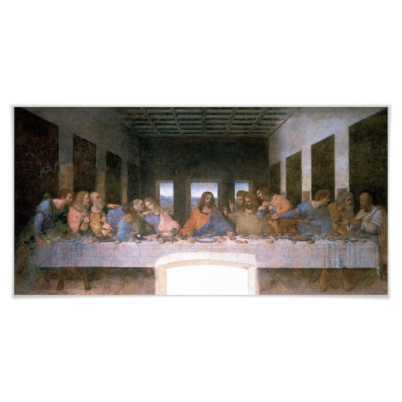 Plakat Da Vinci - Ostatnia Wieczerza - Panorama