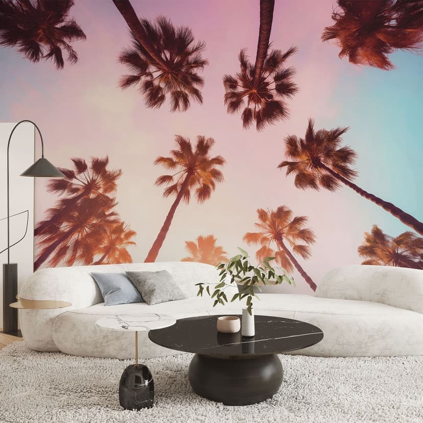 Fototapeta tropikalna California Dreaming z widokiem na palmę - Hugonnard