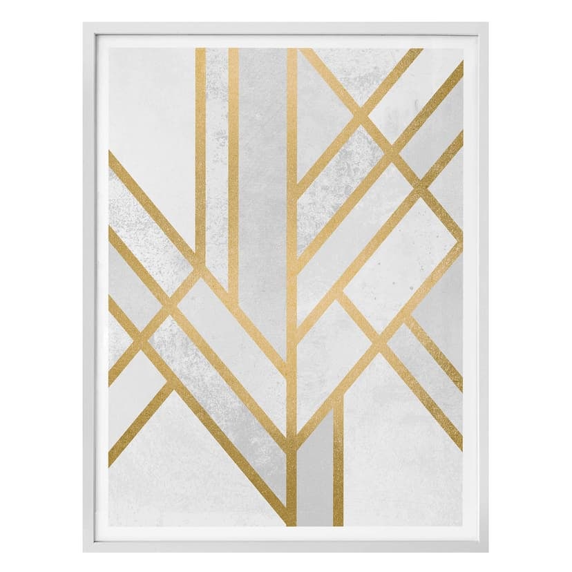 Plakat Fredriksson - Art Deco: Złota geometria