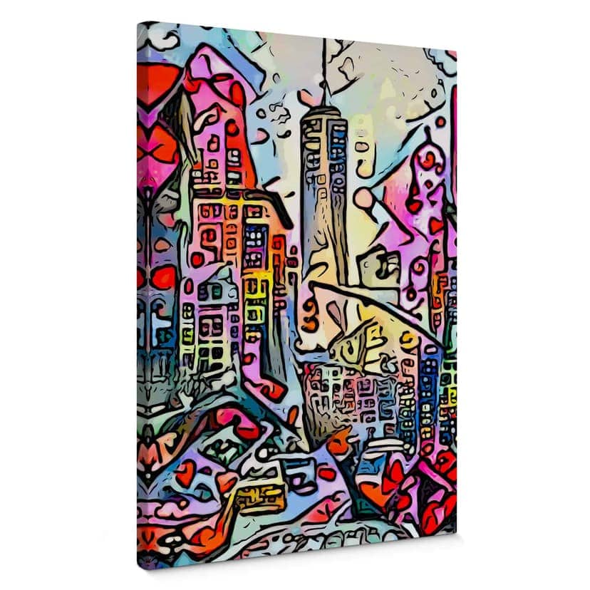 Obraz na płótnie Zamart - Nowy Jork Empire State Building - styl Rizzi