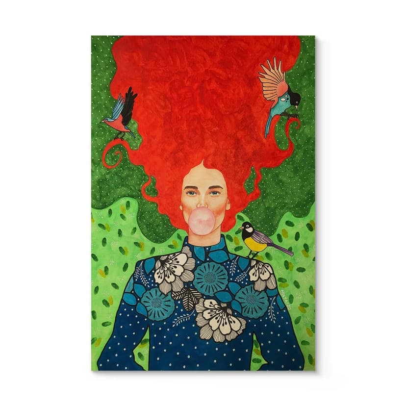 Plakat drewniany Hülya - Dlaczego kocham chaos
