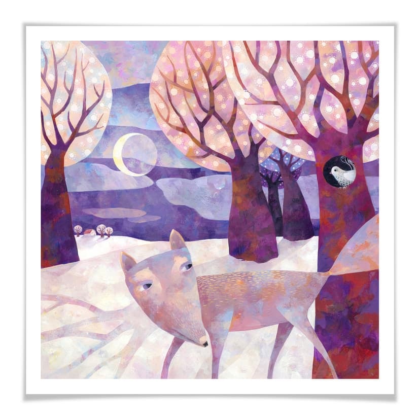 Plakat Blanz - Zimowy las