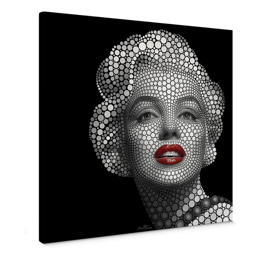 Obraz na płótnie Ben Heine - Circlism: Marilyn Monroe
