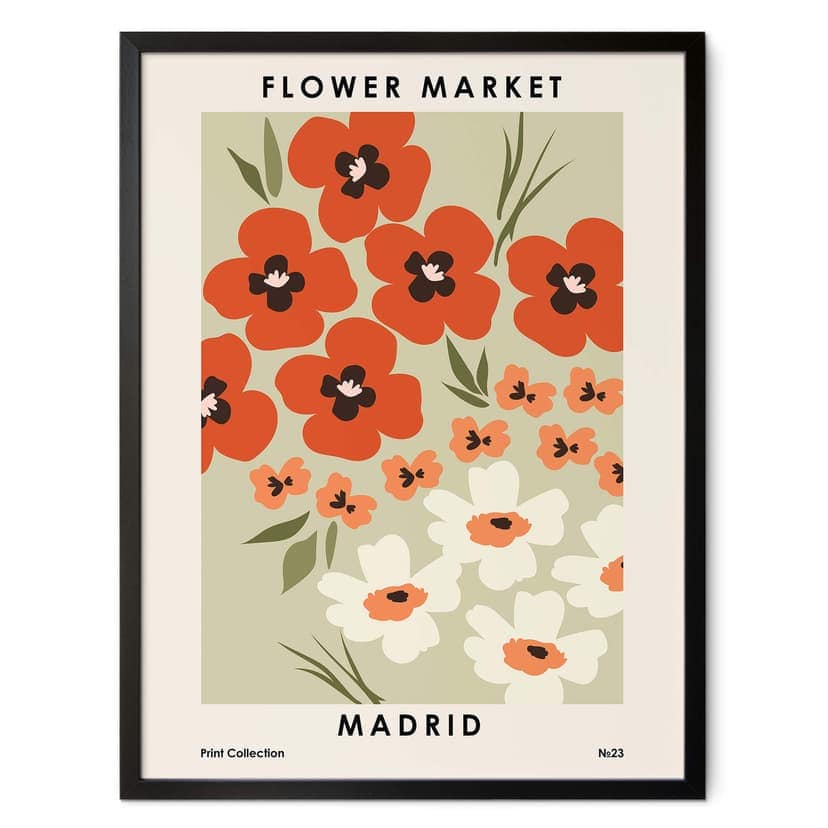 Plakat NKTN - Flower Market Madrid