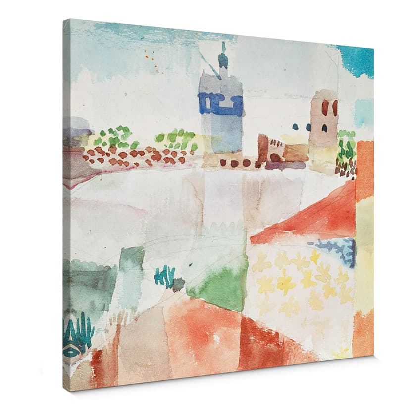 Obraz na płótnie Klee - Hammamet z meczetem