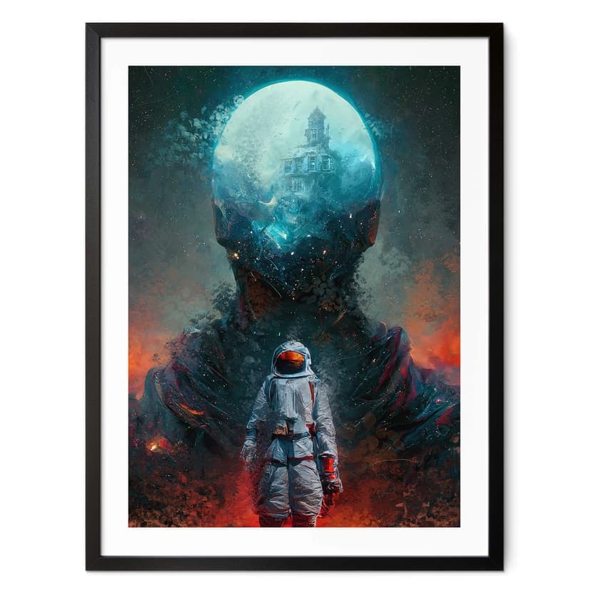 Plakat Heine - Astronauta w podróży - Astro Cruise