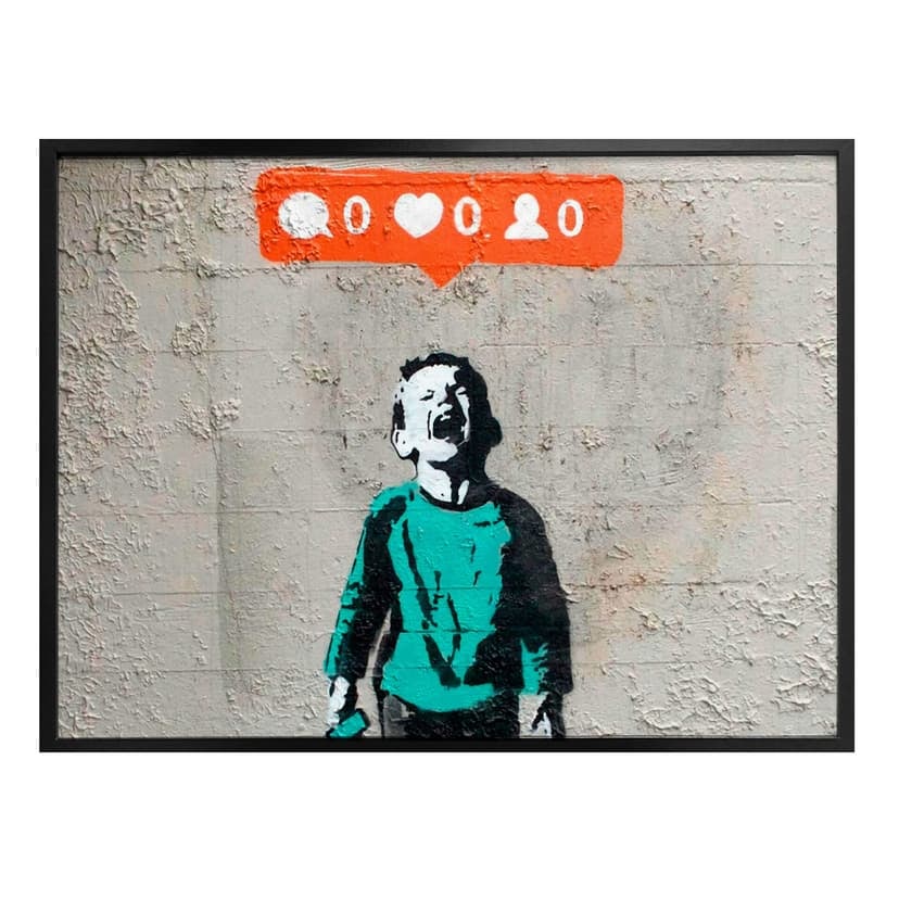 Plakat Banksy - Nikt mnie nie lubi