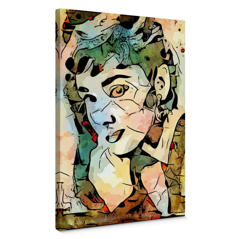 Obraz na płótnie Zamart - Hołd dla Miro - Audrey Hepburn