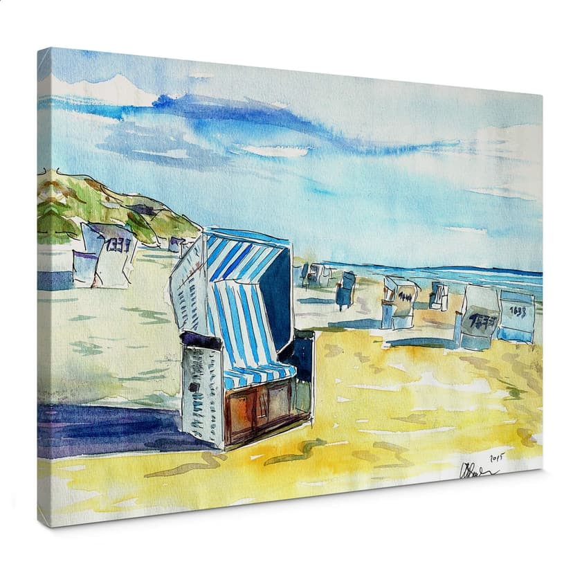 Obraz na płótnie Bleichner - Plaża Sylt