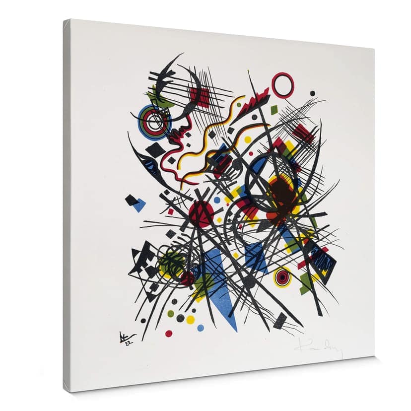Płótno - Kandinsky - Litografia do portfolio budynków