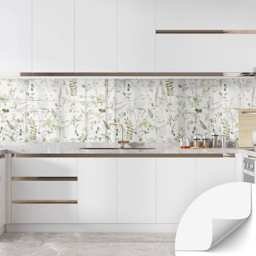 Samoprzylepny panel ścienny do kuchni zioła i polne kwiaty - UN Designs