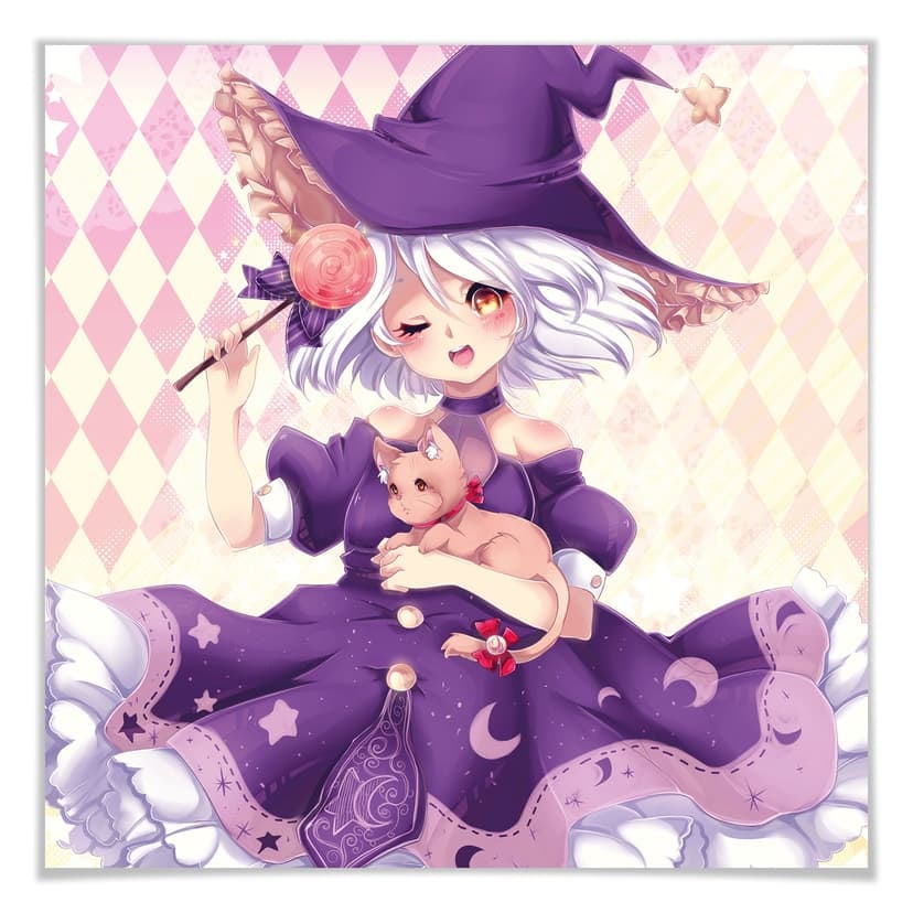 Plakat La Doll Blanche - Mała czarownica
