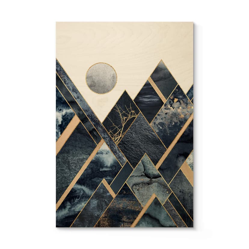 Plakat drewniany Fredriksson - Nocne niebo