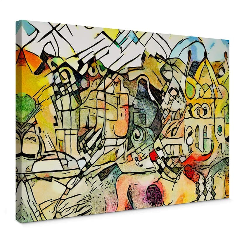 Obraz na płótnie Zamart - Kandinsky spotyka Amsterdam