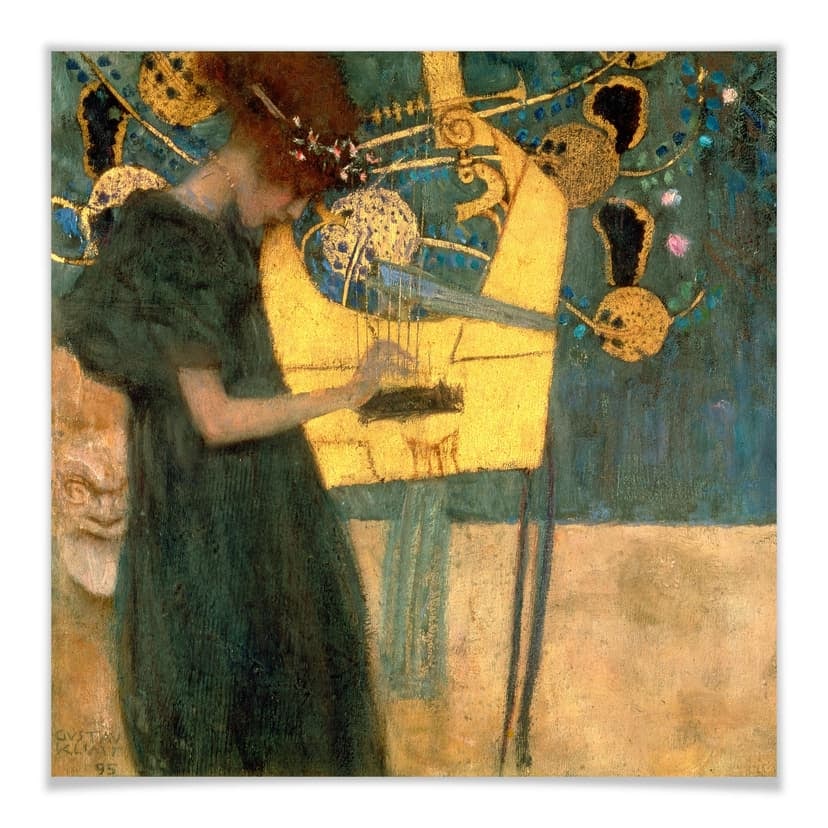 Plakat Klimt - Muzyka