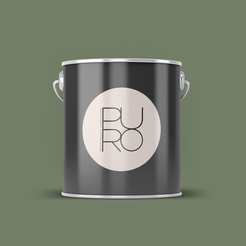 Farba do ścian i sufitów Premium zielona - Matowa farba do ścian wewnętrznych PURO c5004 sage green