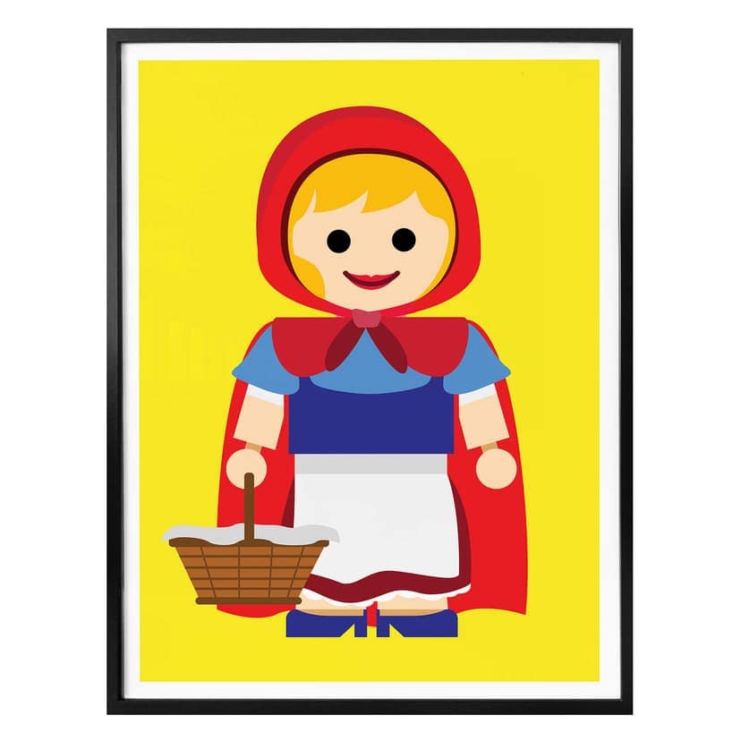 Plakat Gomes - zabawka Czerwony Kapturek