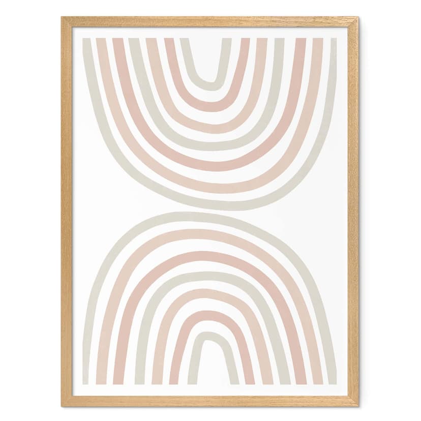 Plakat uplusmestudio - Podwójna tęcza