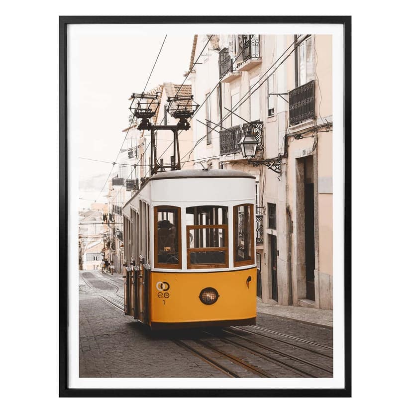 Plakat Hugonnard - Tramwaj w Lizbonie