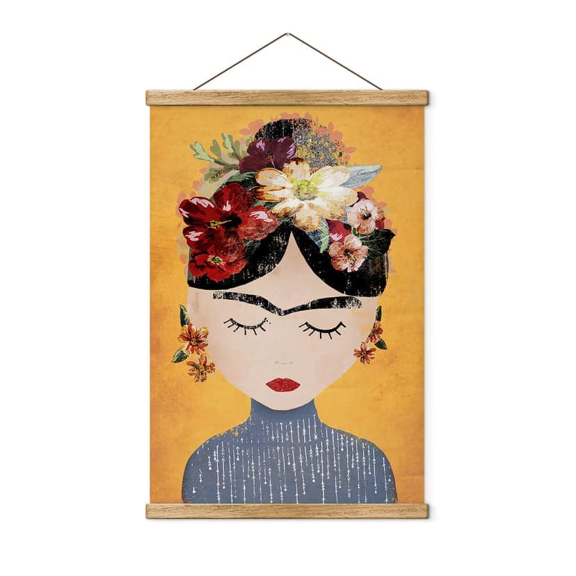 Obraz z tkaniny Treechild - Flowery Frida