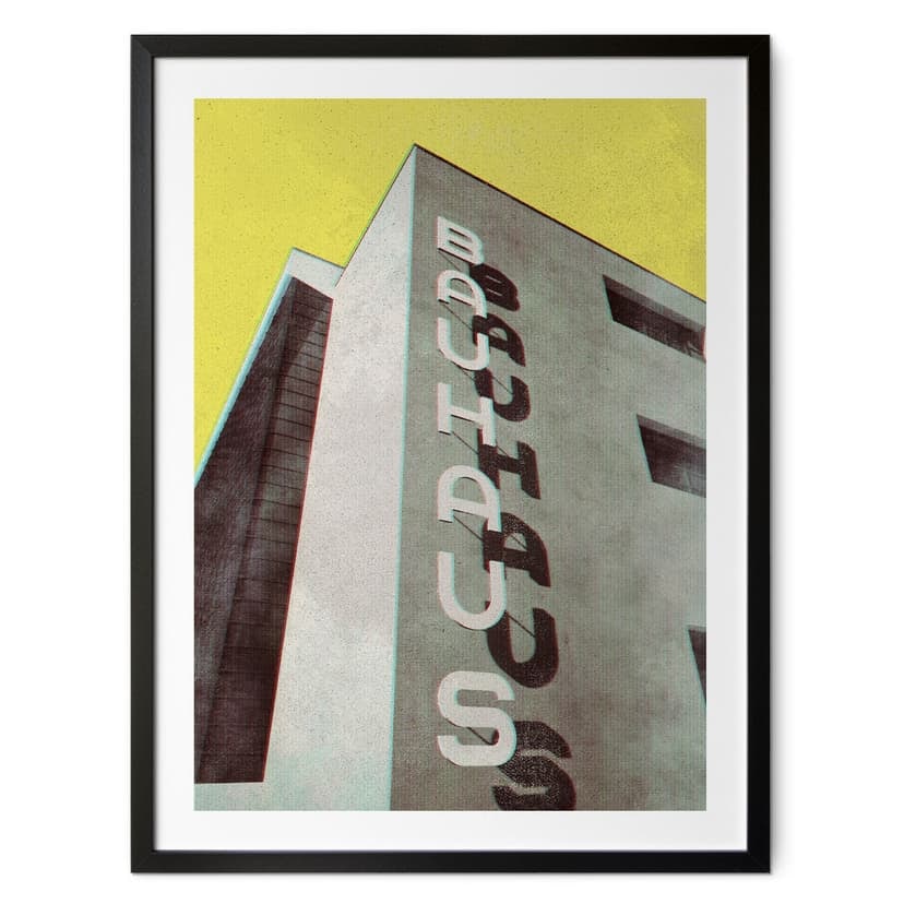 Plakat retro | Vintage Bauhaus Dessau Architecture - Blursbyai