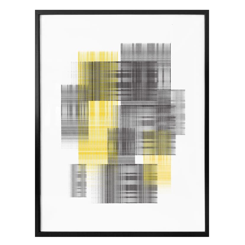 Plakat Nordic Creators - żółta kratka