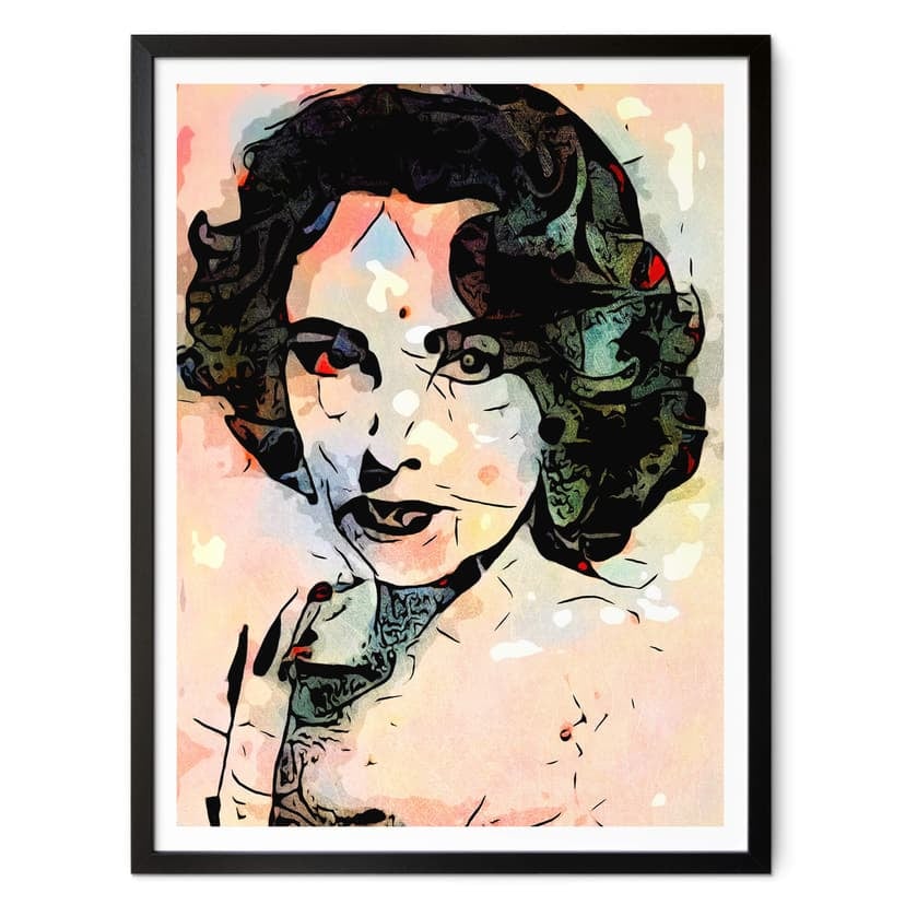 Plakat Zamart - Hołd dla Miro - Liz Taylor