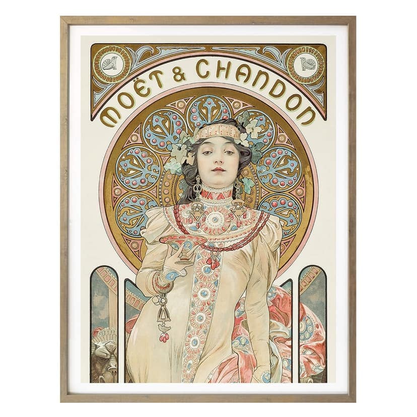 Plakat Mucha - Moët and Chandon: Dry Imperial