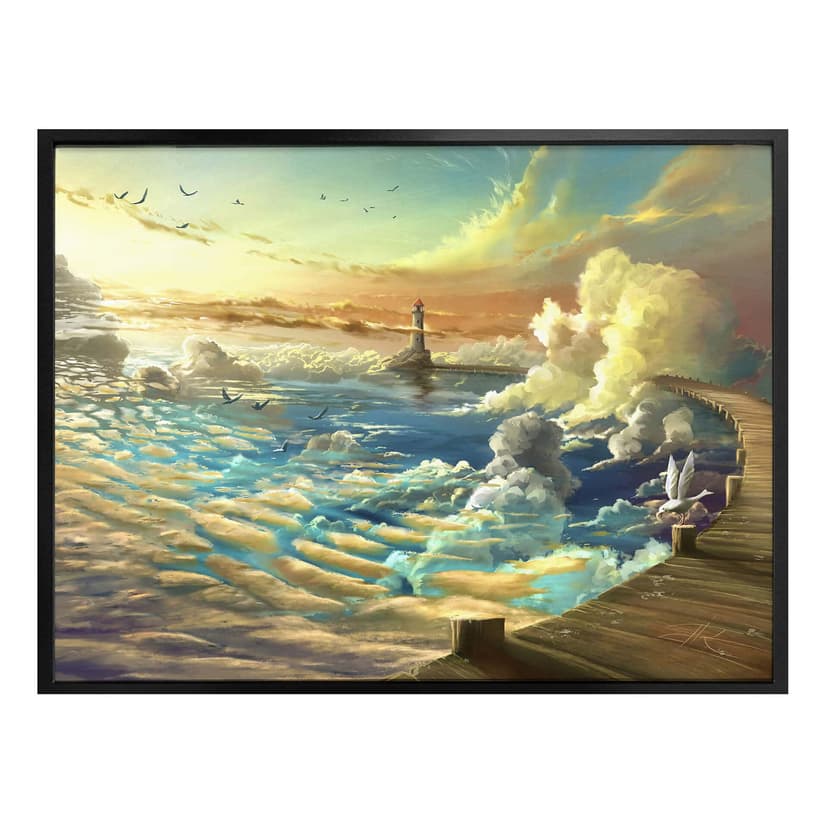 Plakat aeroklubowy - Na brzegu nieba