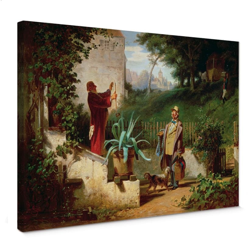 Obraz na płótnie Spitzweg - Przyjaciele młodzieży
