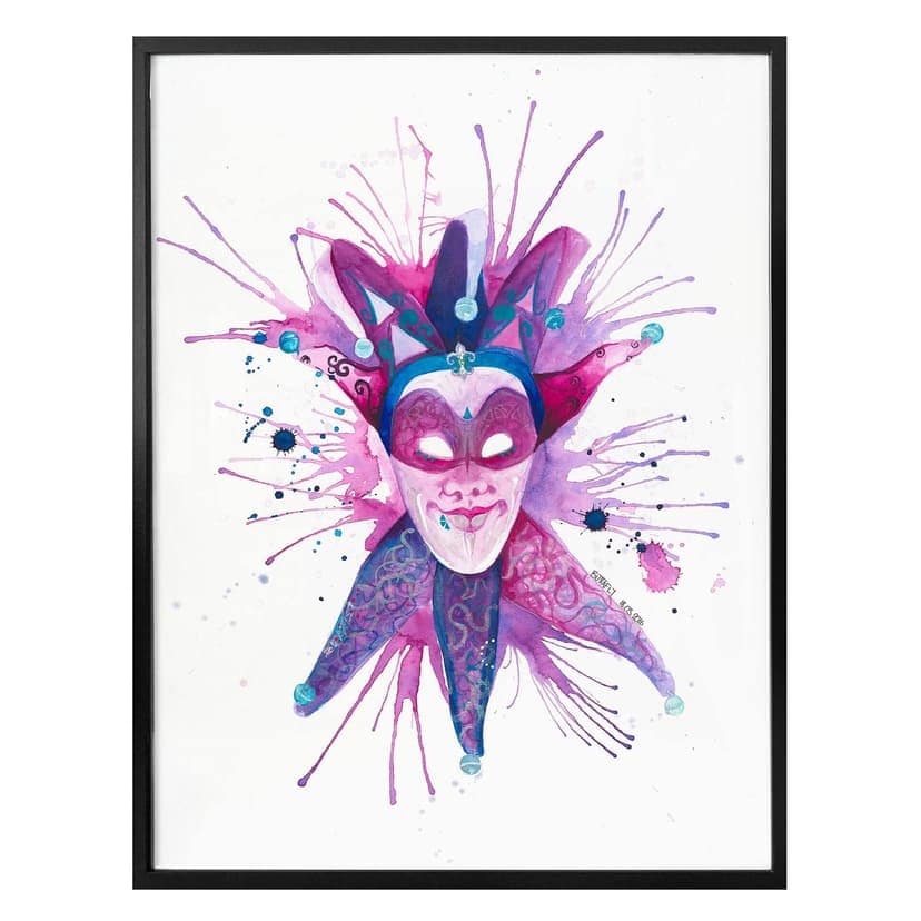 Plakat Buttafly - Maska Mardi Gras