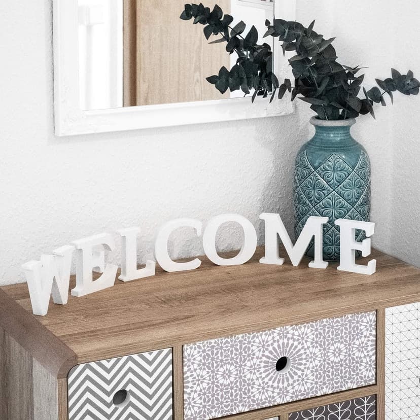 Litery dekoracyjne 3D Welcome
