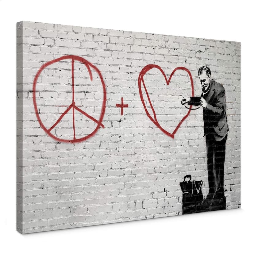 Obraz na płótnie Banksy - Peaceful Hearts Doctor