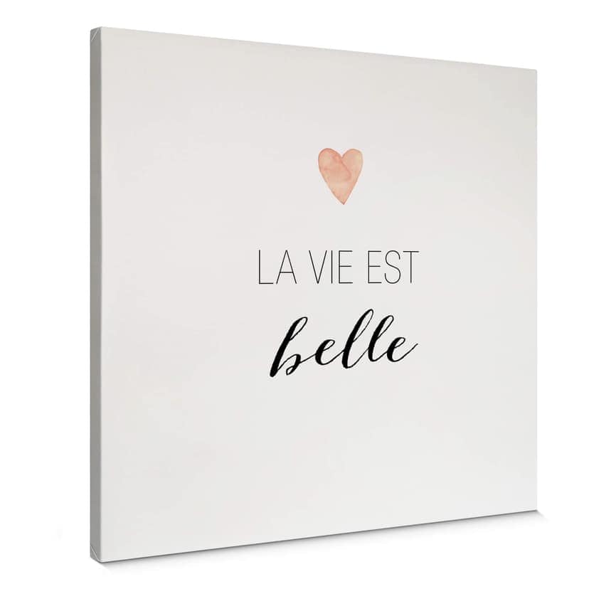 Obraz na płótnie Confetti & Cream - La vie est belle