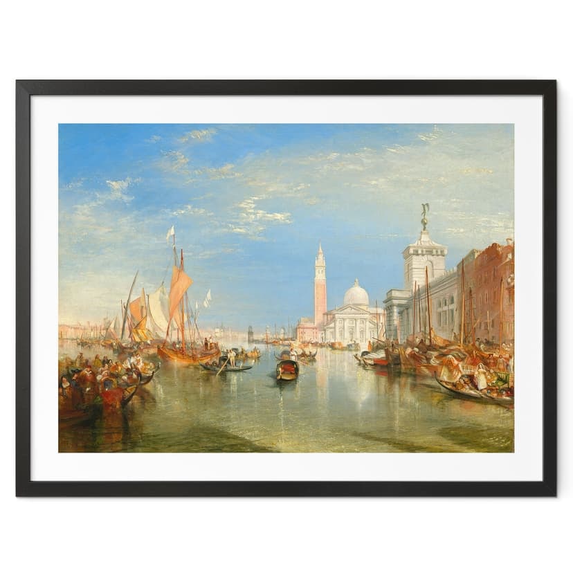 Plakat Turner - Wenecja, Dogana i S. Giorgio Maggiore