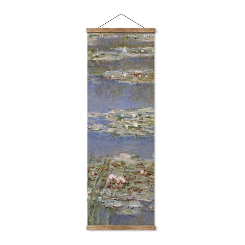 Obraz tkaniny Monet - Lilie wodne 1905 - Panorama