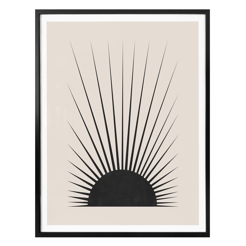 Plakat Orara Studio - Minimalistyczne słońce