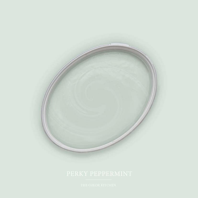 Zielona farba do ścian półmat I Perky Peppermint | Tworzenie harmonii w pomieszczeniu | THE COLOR KITCHEN