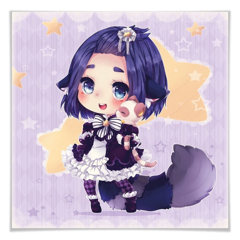 Plakat La Doll Blanche - Chibi Esther