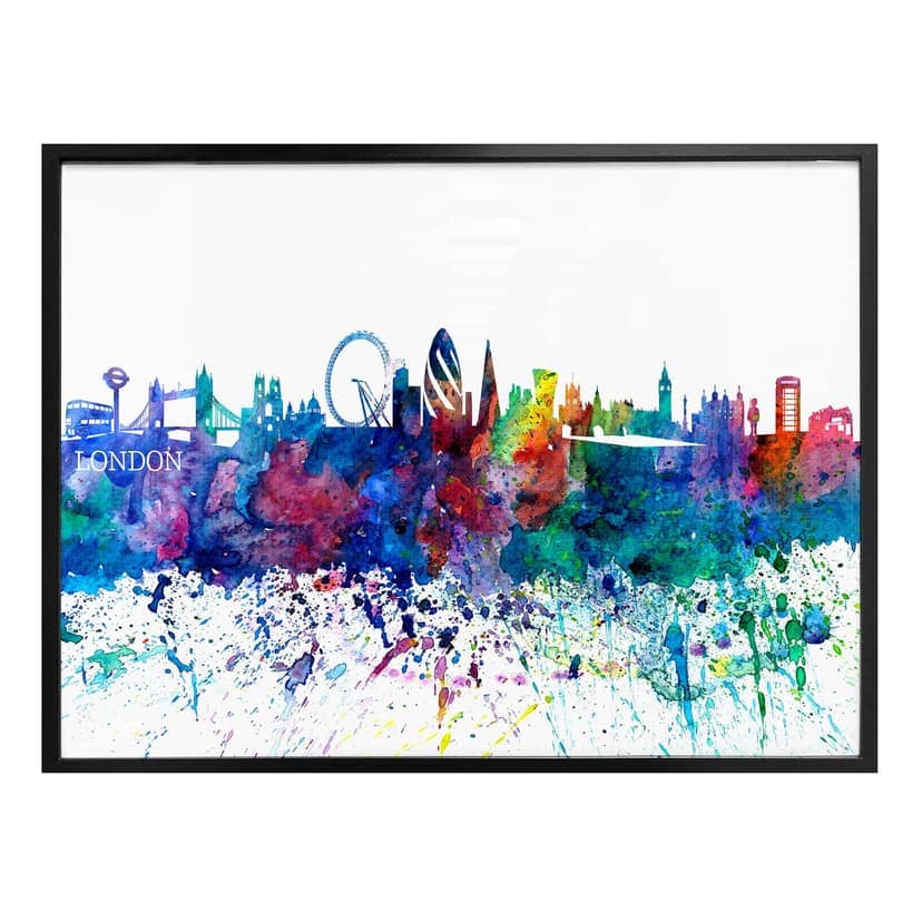 Plakat Bleichner - Londyńska panorama akwarelowa