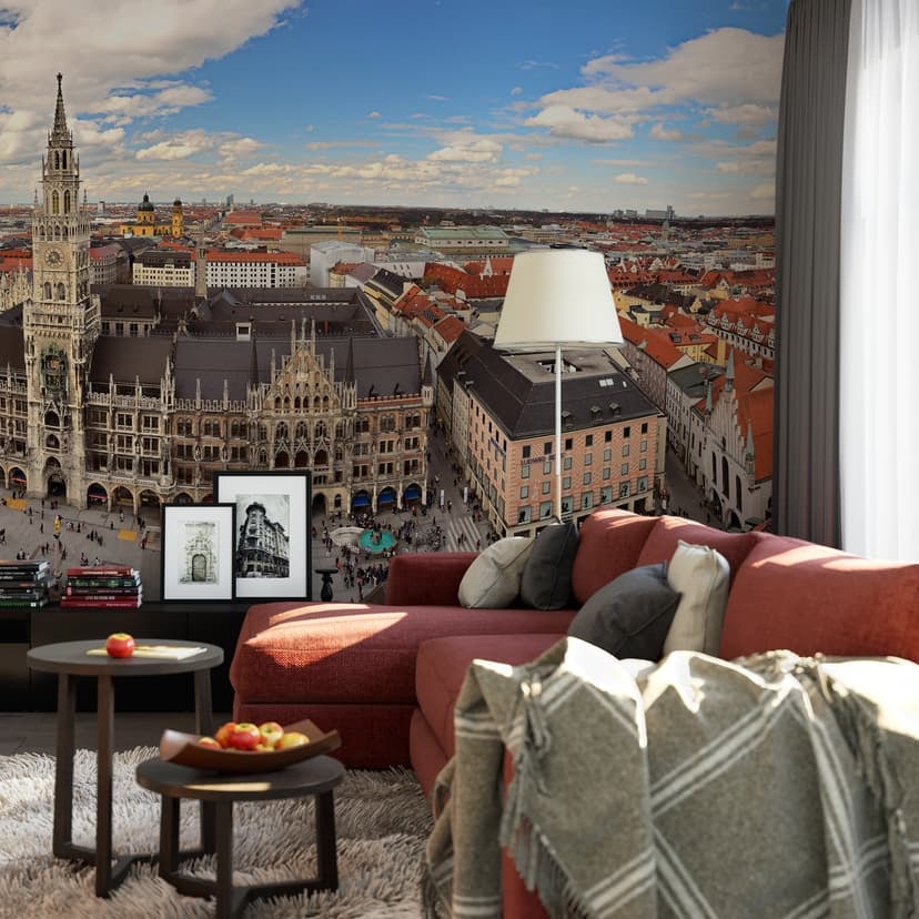 Fototapeta z panoramą Monachium