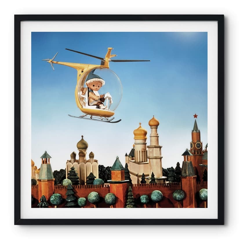 Plakat Unser Sandmännchen - Sandman podróżujący przez Orient - Kwadrat