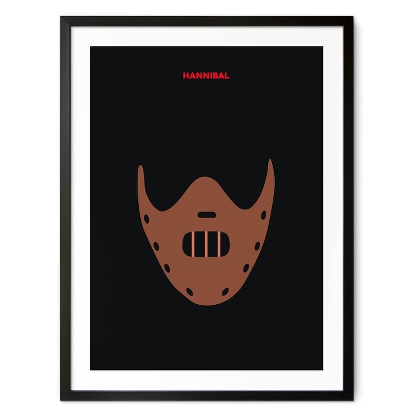 Plakat filmowy inspirowany filmem "Hannibal" - Gomes