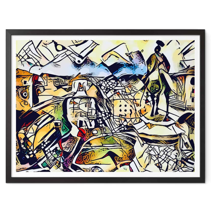 Plakat Zamart - Kandinsky spotyka Rzym