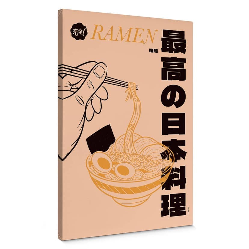 Obraz na płótnie Vintage Ramen - japońska zupa z makaronem - Gomes