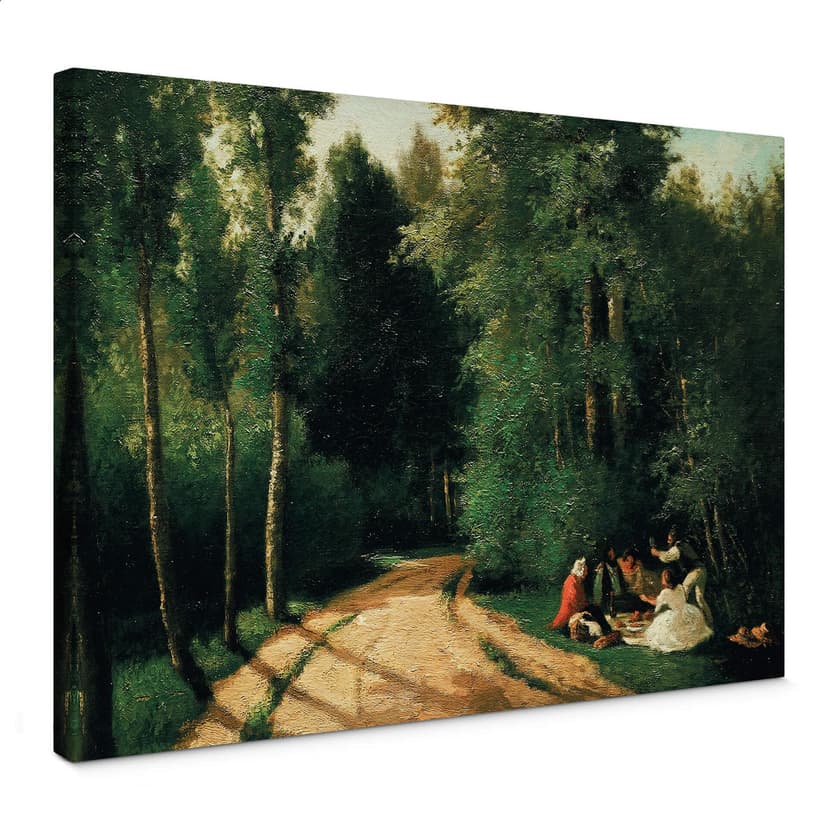 Obraz na płótnie Pissarro - Piknik w Montmorency