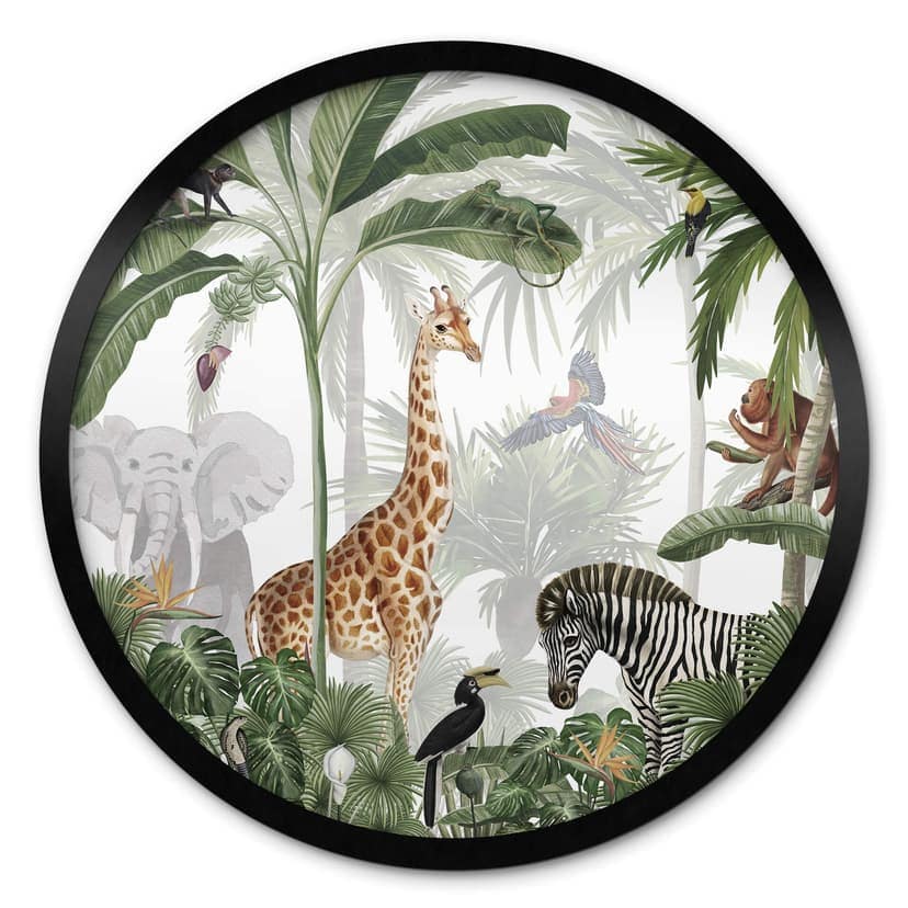Plakat Kikki Belle - Jungle Jive - Round
