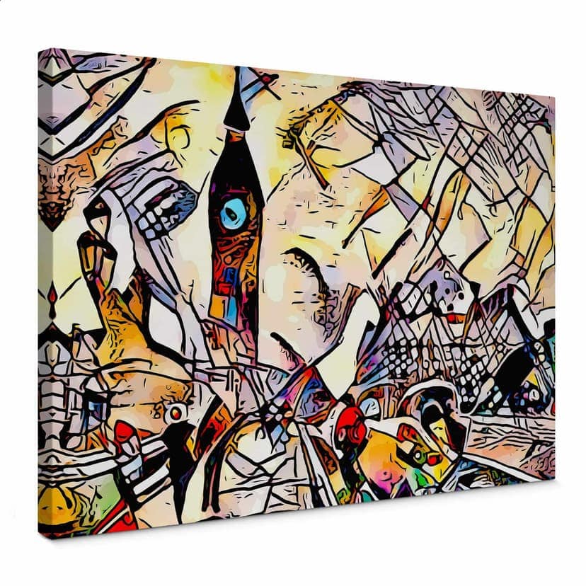 Obraz na płótnie Zamart - Kandinsky spotyka londyńskiego Big Bena